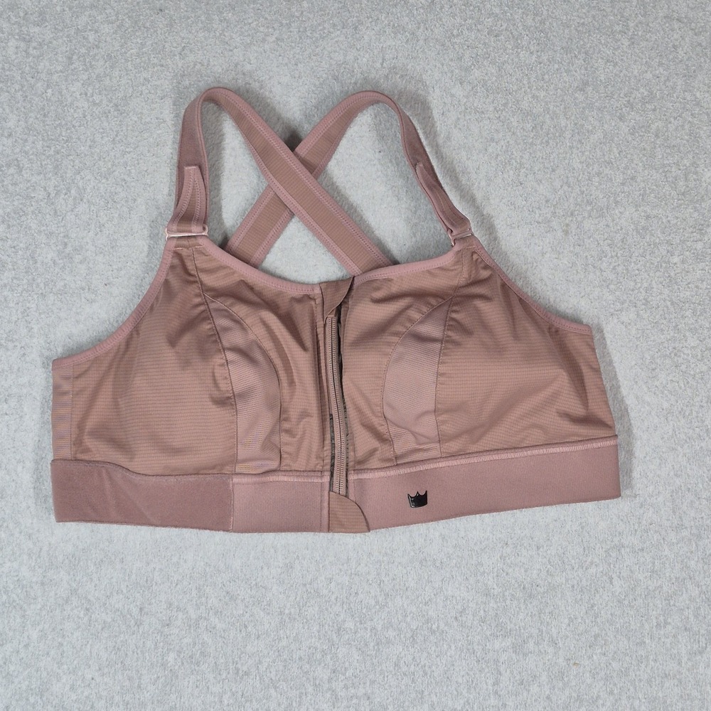 SHEFIT Women Sports Bra 4 LUXE Mauve Ultimate Wireless Adjustable Front Closure